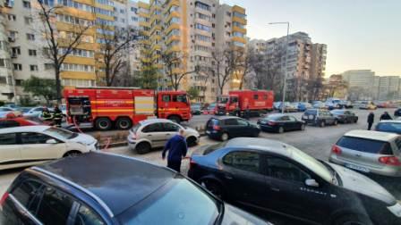 Incendiu în zona Doamna Ghica din București