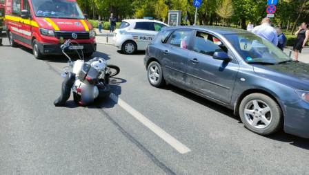 Accident rutier petrecut pe strada Cardinal Iuliu Hossu