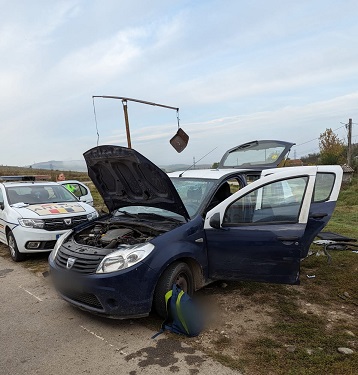Accident rutier petrecut în localitatea Gădălin, comuna Jucu