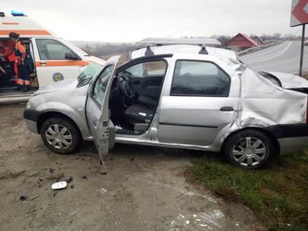 Accident rutier petrecut în localitatea Topa Mică